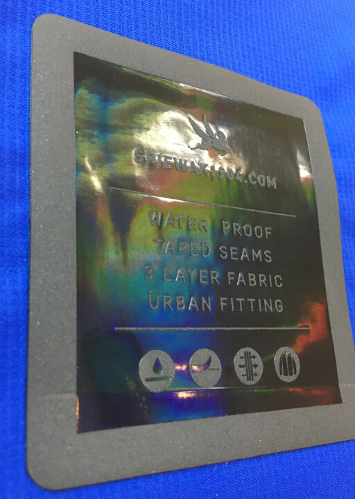 3D Water-Based Transfer Label